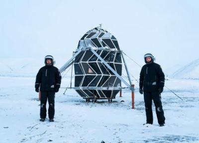 این استودیوی دانمارکی اقامتگاهی تخم مرغی برای زیست روی سیارات دیگر به صورت اوریگامی و ماژولار طراحی کرده