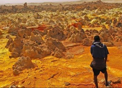 سفر به عجایب اتیوپی ، دالول؛ بیابانی آتش فشانی با بزرگترین حفره های آب گرم دنیا