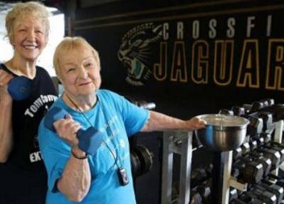 رکوردشکنی مادربزرگ 100ساله در رشته وزنه برداری