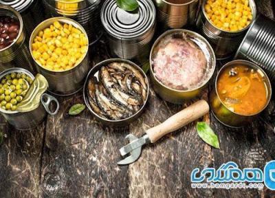 از عوارض جانبی مصرف بیش از حد غذاهای کنسروی
